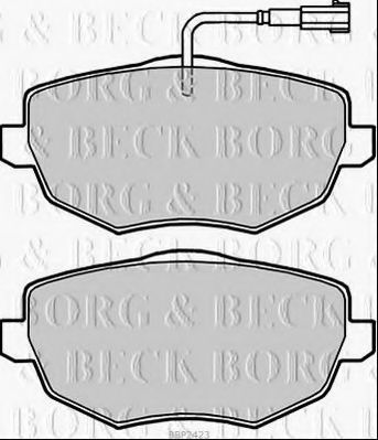 BORG & BECK BBP2423 Тормозные колодки для LANCIA YPSILON