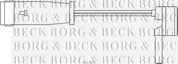 BORG & BECK BWL3001 Датчик износа тормозных колодок BORG & BECK 