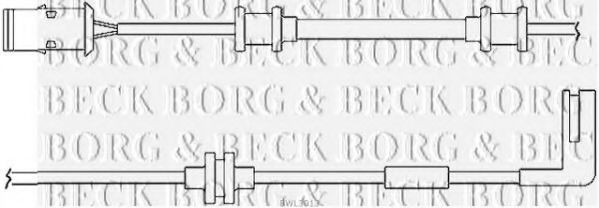 BORG & BECK BWL3013 Датчик износа тормозных колодок BORG & BECK 