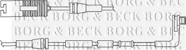 BORG & BECK BWL3015 Датчик износа тормозных колодок BORG & BECK 