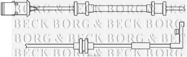 BORG & BECK BWL3020 Датчик износа тормозных колодок для OPEL ASTRA