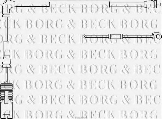 BORG & BECK BWL3026 Тормозные колодки BORG & BECK для LAND ROVER