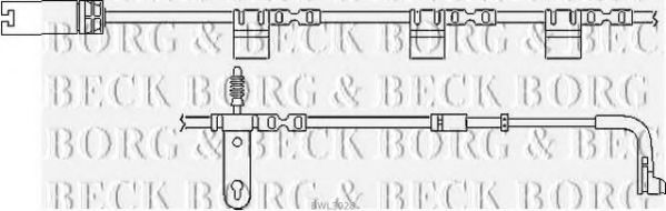 BORG & BECK BWL3028 Тормозные колодки BORG & BECK для MINI