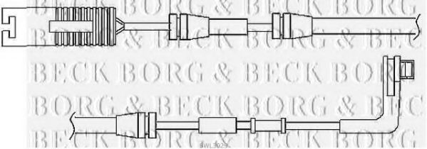 BORG & BECK BWL3029 Датчик износа тормозных колодок BORG & BECK 