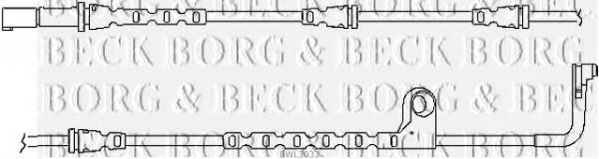 BORG & BECK BWL3033 Датчик износа тормозных колодок BORG & BECK 