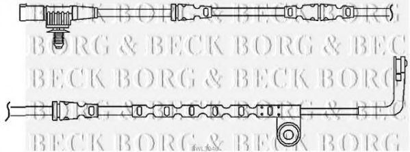 BORG & BECK BWL3040 Тормозные колодки BORG & BECK для LAND ROVER