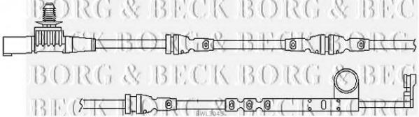 BORG & BECK BWL3045 Датчик износа тормозных колодок BORG & BECK 
