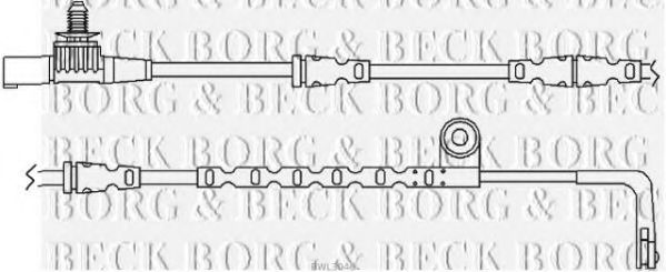BORG & BECK BWL3046 Датчик износа тормозных колодок для LAND ROVER