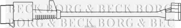 BORG & BECK BWL3051 Скобы тормозных колодок BORG & BECK для IVECO