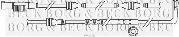 BORG & BECK BWL3056 Датчик износа тормозных колодок для LAND ROVER