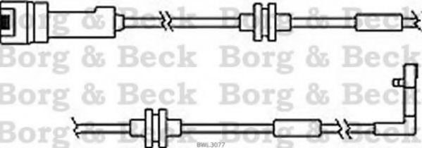 BORG & BECK BWL3077 Датчик износа тормозных колодок для OPEL