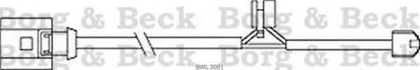 BORG & BECK BWL3081 Тормозные колодки BORG & BECK для PORSCHE