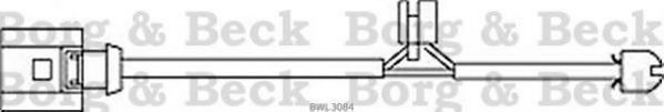 BORG & BECK BWL3084 Тормозные колодки BORG & BECK для PORSCHE