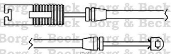 BORG & BECK BWL3085 Скобы тормозных колодок для BMW Z3