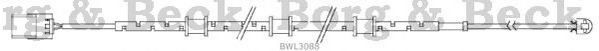 BORG & BECK BWL3088 Датчик износа тормозных колодок для JAGUAR