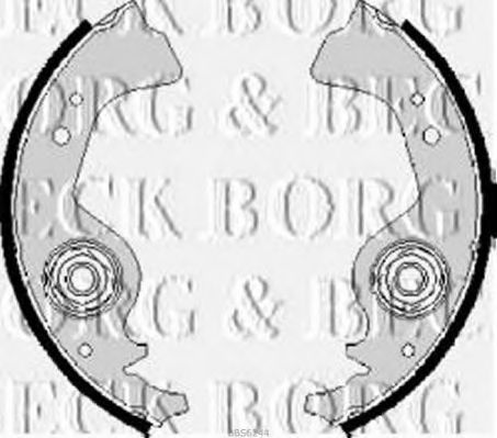 BORG & BECK BBS6244 Ремкомплект барабанных колодок BORG & BECK для FIAT
