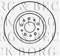 BORG & BECK BBD4259 Тормозные диски BORG & BECK для ALFA ROMEO
