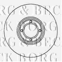 BORG & BECK BBD4264 Тормозные диски BORG & BECK для ROVER