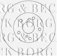 BORG & BECK BBD4328 Тормозные диски BORG & BECK 