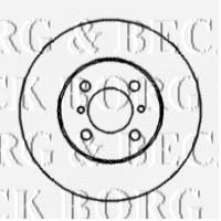 BORG & BECK BBD4348 Тормозные диски BORG & BECK 