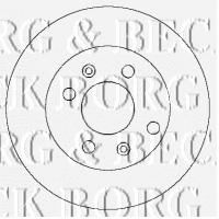 BORG & BECK BBD4427 Тормозные диски BORG & BECK для HYUNDAI