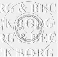 BORG & BECK BBD4438 Тормозные диски BORG & BECK для RENAULT