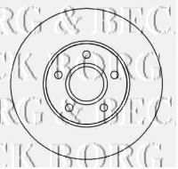 BORG & BECK BBD4451 Тормозные диски BORG & BECK для VOLVO