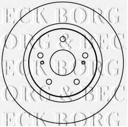 BORG & BECK BBD4607 Тормозные диски BORG & BECK для SUZUKI