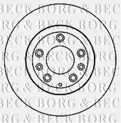 BORG & BECK BBD4693 Тормозные диски BORG & BECK для MAZDA