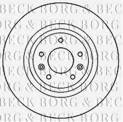 BORG & BECK BBD4706 Тормозные диски для MAZDA RX-8
