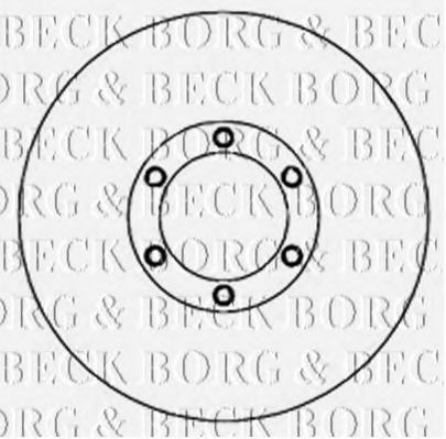 BORG & BECK BBD4750 Тормозные диски для ISUZU D-MAX