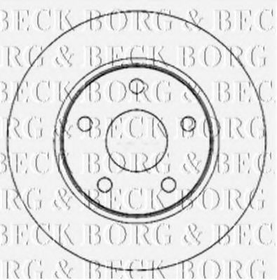 BORG & BECK BBD4768 Тормозные диски BORG & BECK для JEEP