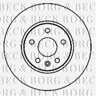 BORG & BECK BBD4796 Тормозные диски BORG & BECK для CHEVROLET
