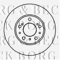 BORG & BECK BBD4881 Тормозные диски для FIAT DUCATO pickup (290)