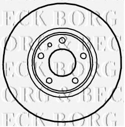 BORG & BECK BBD4907 Тормозные диски для FIAT PRATICO
