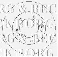BORG & BECK BBD5132 Тормозные диски BORG & BECK для KIA