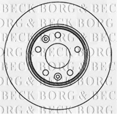 BORG & BECK BBD5163 Тормозные диски BORG & BECK для RENAULT