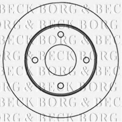 BORG & BECK BBD5180 Тормозные диски для SMART