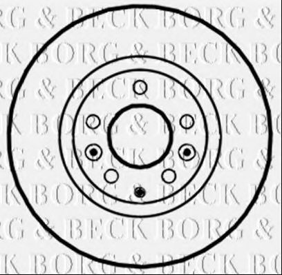 BORG & BECK BBD5223 Тормозные диски для MAZDA RX-8