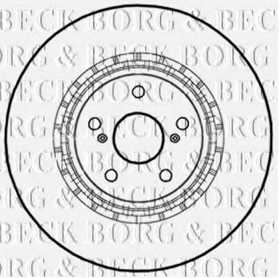BORG & BECK BBD5229 Тормозные диски для LEXUS NX