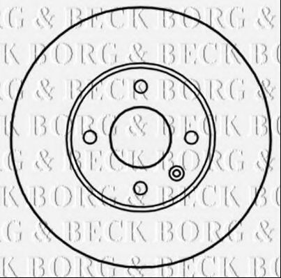 BORG & BECK BBD5249 Тормозные диски BORG & BECK для CHEVROLET