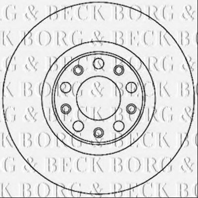 BORG & BECK BBD5271 Тормозные диски BORG & BECK для ALFA ROMEO