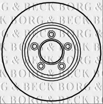 BORG & BECK BBD5275 Тормозные диски BORG & BECK для JAGUAR