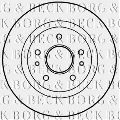 BORG & BECK BBD5277 Тормозные диски BORG & BECK для DAIHATSU