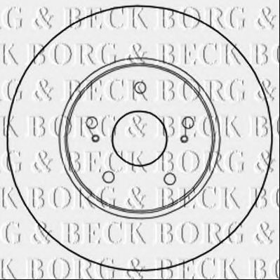 BORG & BECK BBD5285 Тормозные диски для SUZUKI KIZASHI