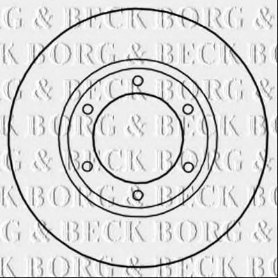 BORG & BECK BBD5288 Тормозные диски для TOYOTA DYNA