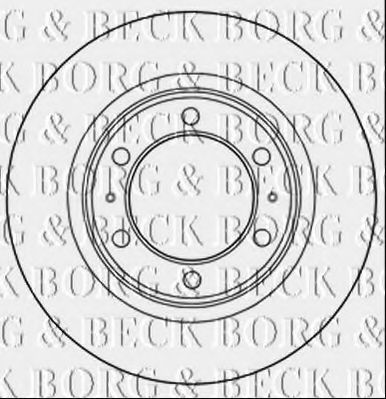 BORG & BECK BBD5289 Тормозные диски для TOYOTA SW4
