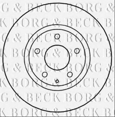 BORG & BECK BBD5302 Тормозные диски для MAZDA CX-5