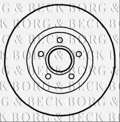 BORG & BECK BBD5305 Тормозные диски BORG & BECK для VOLVO