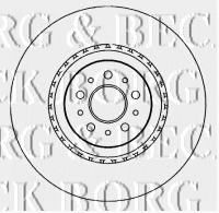BORG & BECK BBD5802S Тормозные диски для ALFA ROMEO GT